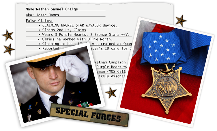 Stolen Valor images of military service FOIA